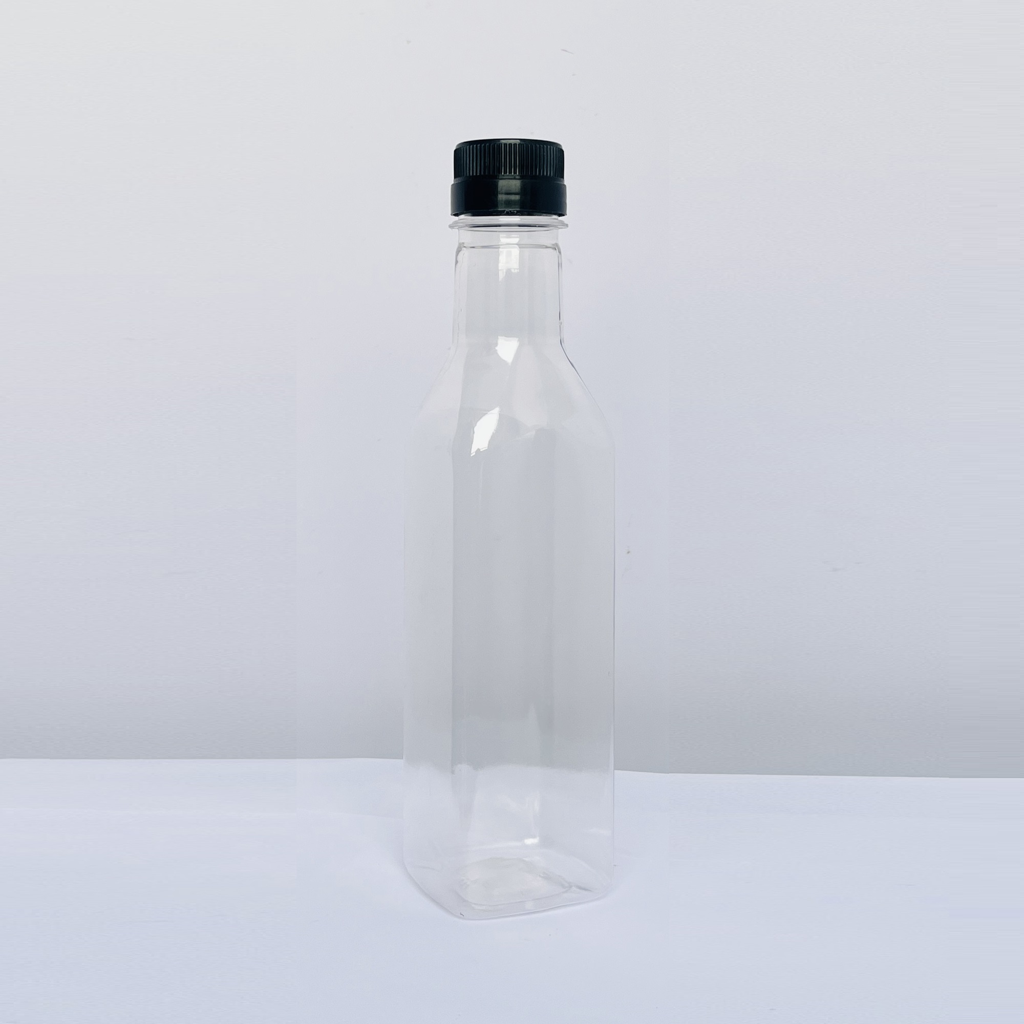 PET Transparent Plastic Square Bottles